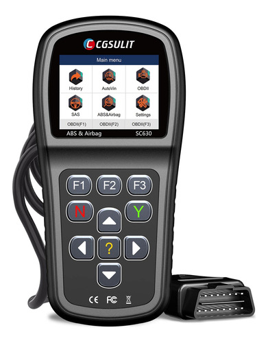 Cgsulit Sc630 Obd2 Escáner Abs/airbag/motor/sas Herramient.