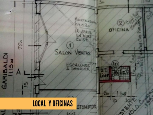 Imagen 3 de 5 de Se Vende Local | Garibaldi Nº 640 | Tandil