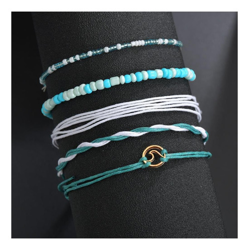 Tobillera Bohemia, Pulseras Onduladas Para Mujer, Tobilleras