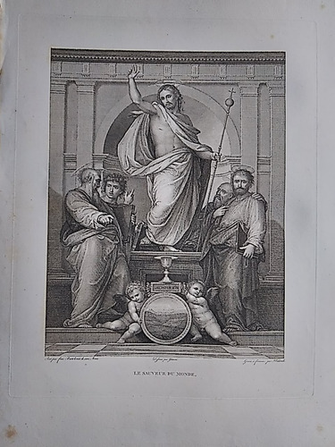 5 Grabados Antiguos Grandes Franceses S Xix Jn2525 (Usado)