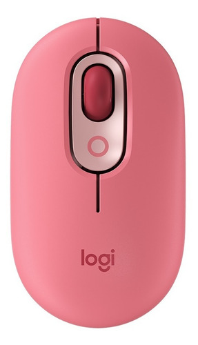 Mouse Bluetooth Logitech Pop Rose Emojis - Revogames