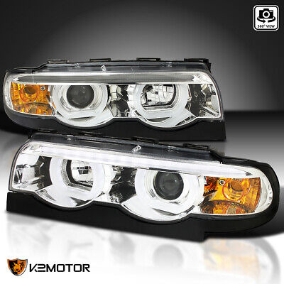 Fits 1995-2001 Bmw E38 7-series 740i 750il Led Halo Proj Zzf