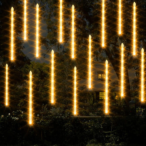 Funpeny Luces De Lluvia De Meteoros, 288 Led Luces De Nav...