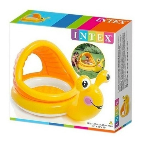 Pileta Inflable Intex Caracol Perezoso 145x102x74cm