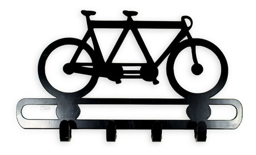 Quadro Porta Chaves Parede Decorativo Artesanato Bicicleta