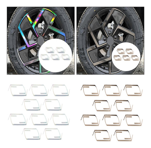Juego De 2 Pegatinas Decorativas De Rueda Para Byd Atto 3
