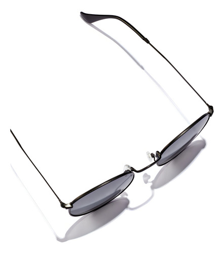 Lentes De Sol Hawkers Moma Midtown Black Grey Polarizado Negro