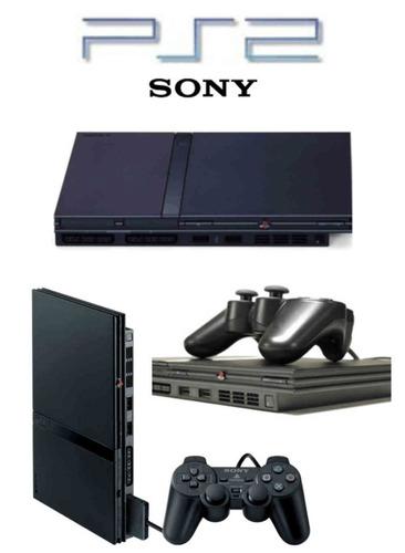 Ps2 Slim Original Desbloqueado + 2controles + Memory Card