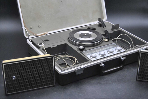 Tocadisco National Viejo Vintage Radio Portátil Coleccion