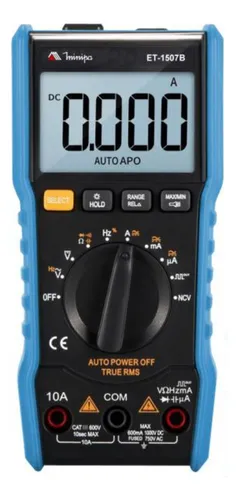 comprar Multimetro Digital Cat Iii True Rms - Et-1507b Minipa