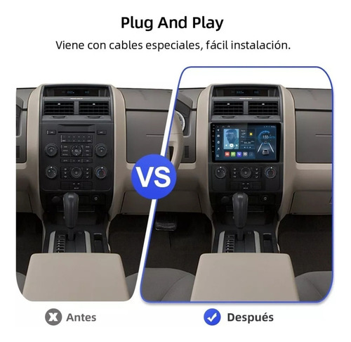 Estéreo De Pantalla Android Ford Escape 2006-2012
