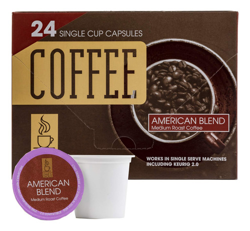 Daves Choice 24 Capsulas De Cafe De Una Taza (mezcla America