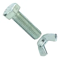 Comprar Kit 10 Parafusos Com Porca Borboleta 1u002F4 X 1 Polegada Unc