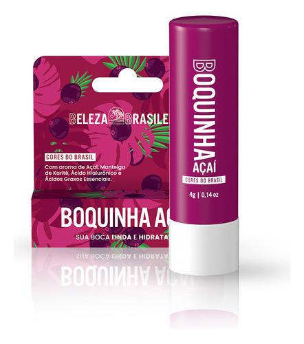 Boquinha Cream Açaí Lip Balm - Hidratante Labial