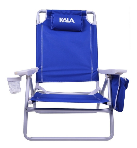 Cadeira De Praia Reclinável C/ Bolsa Térmica Kala - 499684