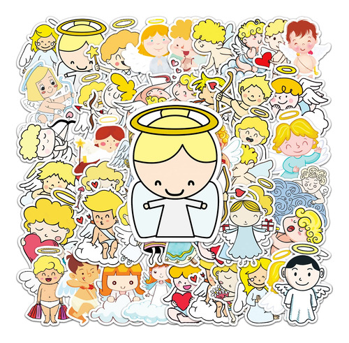 Pegatinas Angel 50 Pcs Cute Cartoon Pegatina 3c9zt