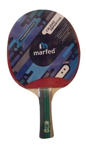 Imagen 1 de 3 de Paleta Ping Pong Marfed 1 Estrella 5110 - Local Olivos