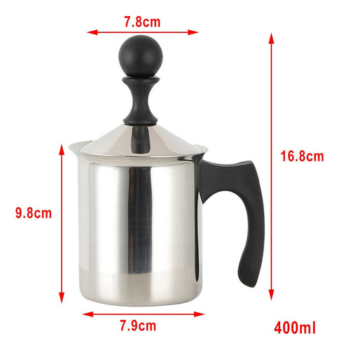 Batedor De Leite Manual 400ml