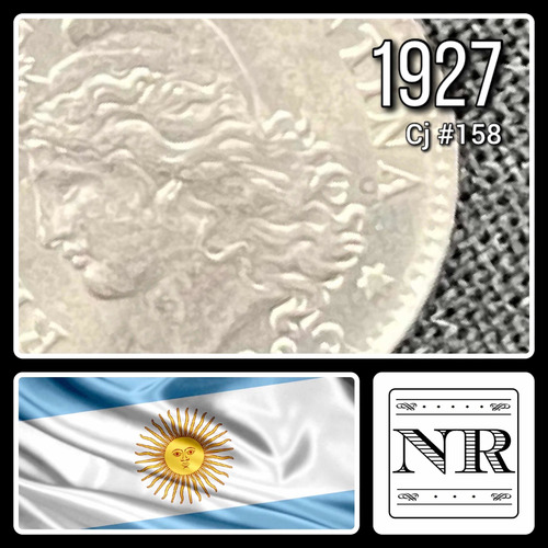 Argentina - 5 Centavos - Año 1927 - Cj #158 | Km #34