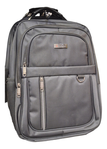 Mochila Deportiva Urbana Reforzada Chenson Color Negro Diseño De La Tela Lisa