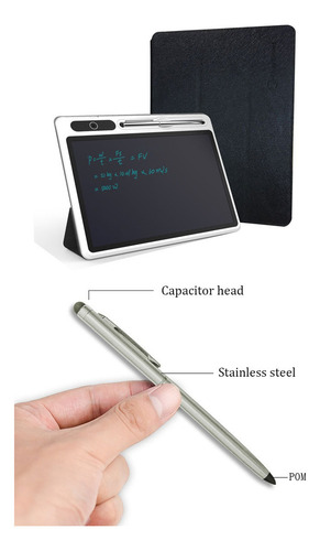 Tableta Escritura Lcd-tablero De Dibujo 9 Pulgadas Para Niño Color Negro