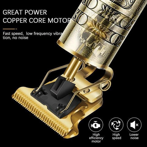 Máquina De Cortar Cabelo Barba Buda Profissional Aparador