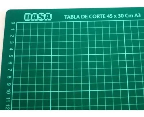Imagen 3 de 6 de Base Tabla Tablero De Corte A3 45 X 30 Cm + Regla + Bistur