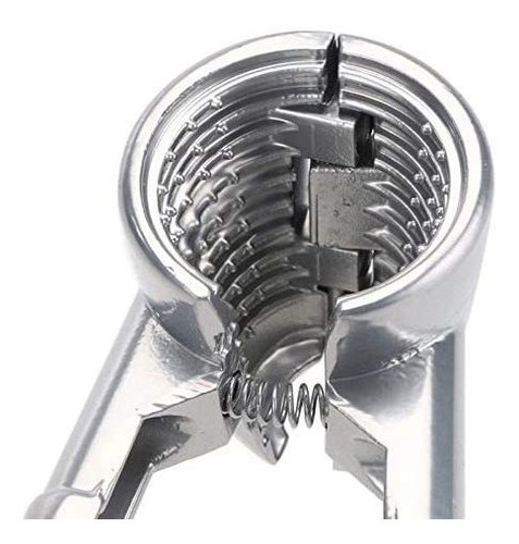 Imagem 4 de 8 de Quebra Nozes Descascador Abridor Castanha Metal 16cm Kehome