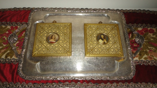 Imagen 9 de 10 de Raro Cuadrito Frances Antiguo Pintado Y Firmado Vealo