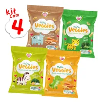 Comprar Kit 4 Und Mini Veggie Snack Integral Todos Os Sabores - 18g