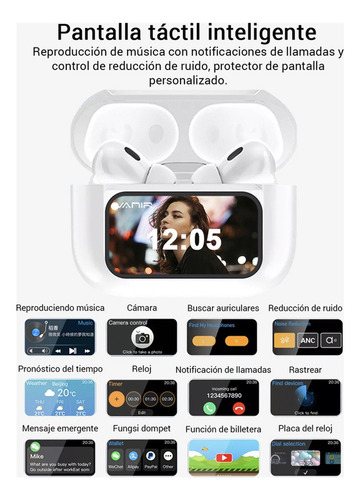 Fone De Ouvido Sem Fio Bluetooth Com Função Led Ai