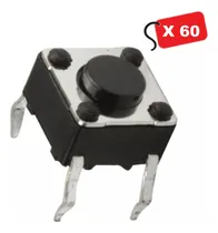 Comprar 50 Micro Pulsadores Switches Switch Boton Mini 6x6x4.3mm 