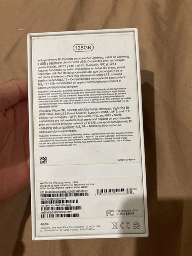 Apple Iphone Se (2da Generación) 128 Gb - Blanco Blanco