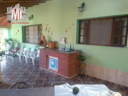 Chácara Rica Em Água Com Lago, 04 Dormitórios À Venda, 10000 M² Por R$ 640.000 - Pedra Bela/sp - Ch0250