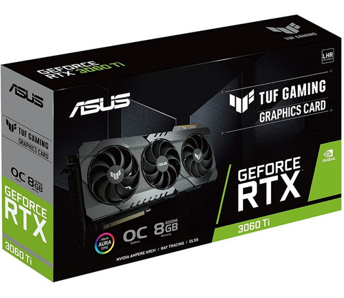 Imagem 3 de 6 de Rtx 3060ti 8gb Gddr6 256bits Tuf Gaming V2 Asus Pci Exp 4.0