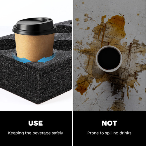 Soporte Para Vasos, Bandeja Para Llevar, Fijar Vasos, Empaca