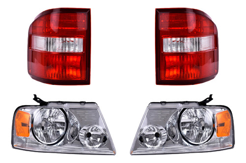 Set Calaveras + Faros Depo Ford Lobo 2004-2008