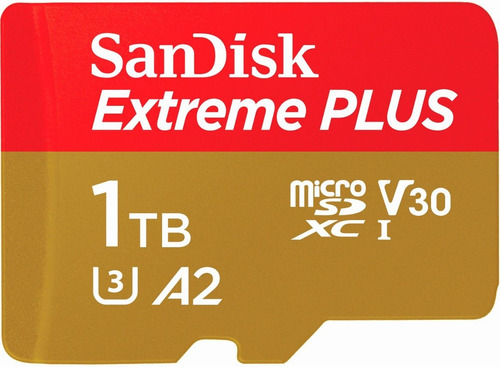 Micro Sd 1tb Sandisk U3 A2 V30 200mb/s Android Gopro Switch