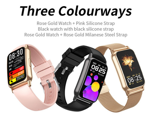 Pulsera Inteligente Smartwatch Ip67 De Mujer Para Xiaomi/ios