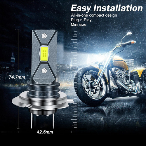 Py1. Faros Led For Moto H7 For Honda Silver Wing 600