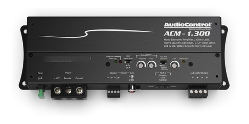 Amplificador Audiocontrol Acm1.300 Microamplificador 1ch