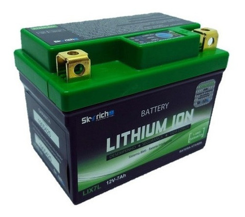 Imagem 7 de 7 de Bateria De Lítio Para Twister/falcon/fazer 250 7ah Skyrich