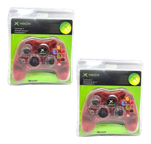 2 Controles Para Xbox Clásico Varios Colores Sellados
