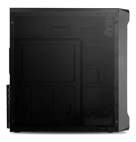 Gabinete Gamer Tgt Combat Preto Lateral Acrilico-tgt-cbt-01