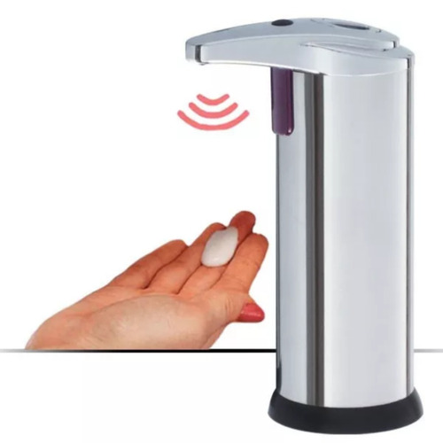 Dispenser Automatico Jabon Liquido Detergente Acero 250 Ml.