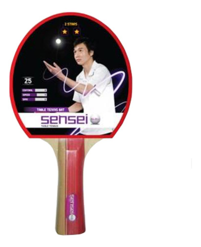 Imagen 1 de 1 de Paleta de ping pong Sensei 2 Star