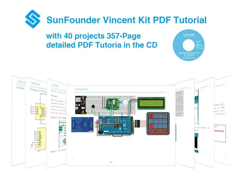 Proyecto Sunfounder Mega2560 R3 De El Kit De Inicio Mas Comp