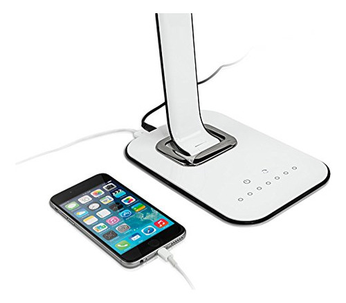 Lámpara De Escritorio Led Turcom Con Puerto De Carga Usb