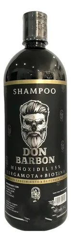 comprar Don Barbon, Shampoo, Con Minoxidil, Bergamota Y Biotina 1 L
