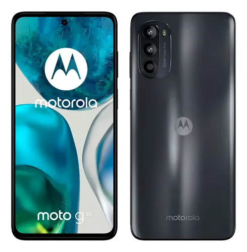 Moto G52 Dual SIM 128 GB preto 4 GB RAM | Parcelamento sem juros